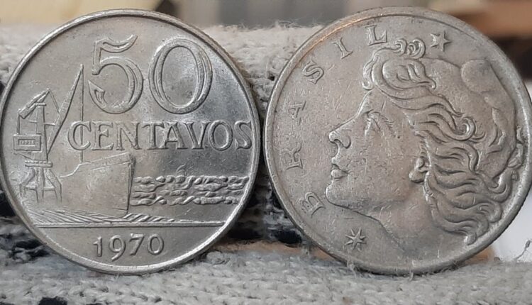 Moeda Antiga de 50 Centavos pode ser vendida agora por até R$ 500