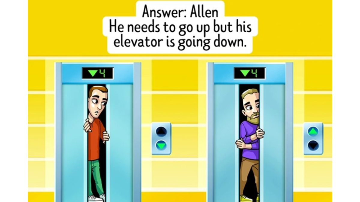 Quem não consegue usar o elevador