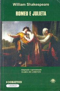 Capa do livro "Romeu e Julieta". Imagem: Reprodução