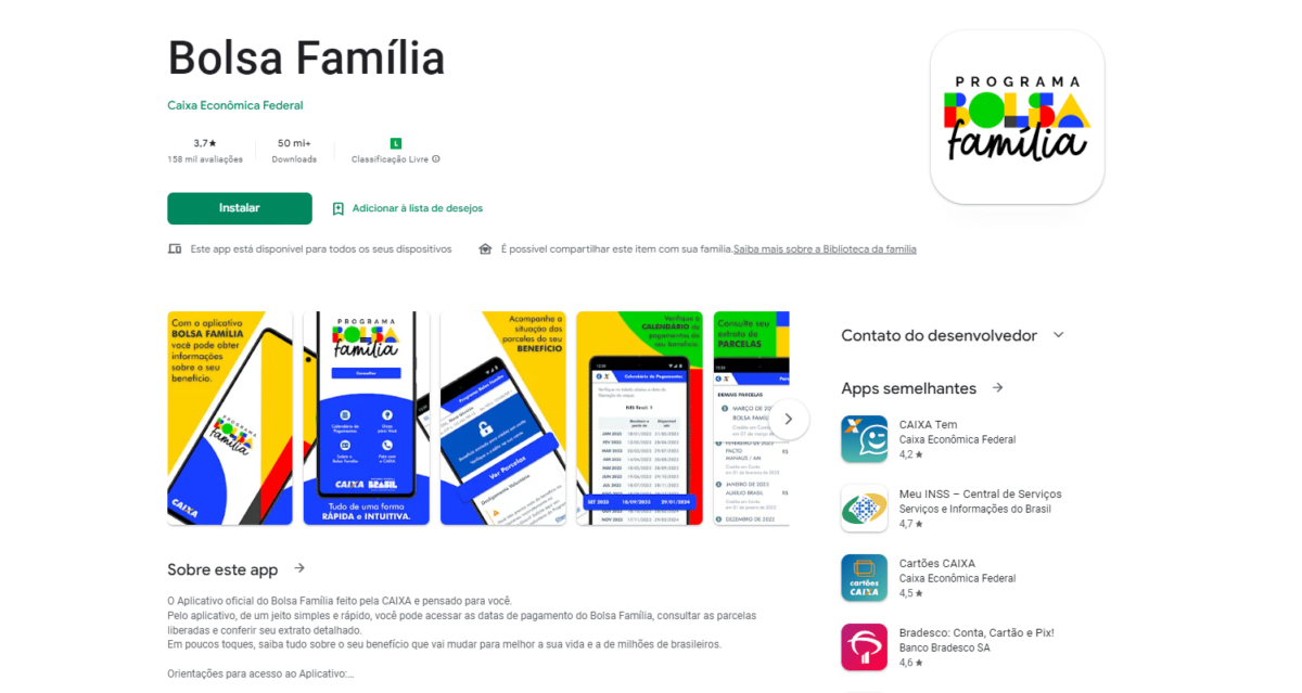 Bolsa Família: app começa a ser atualizado com as informações de dezembro