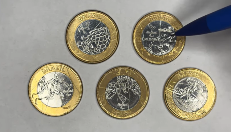 5 moedas paraolimpíada