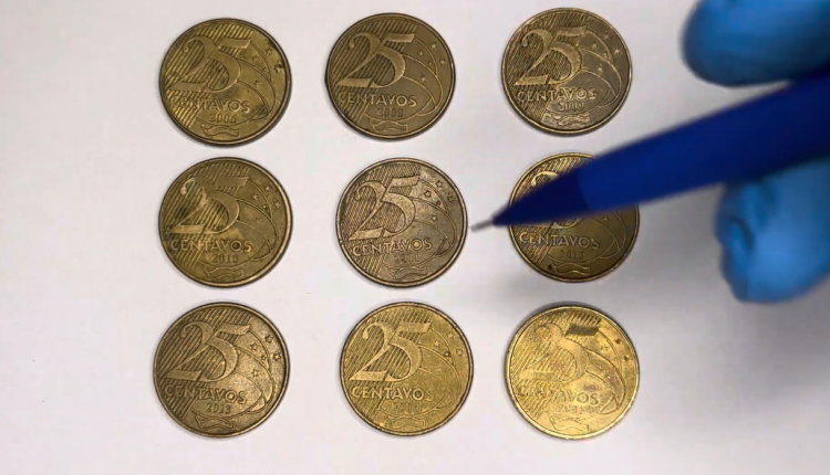 moedas raras 25 centavos