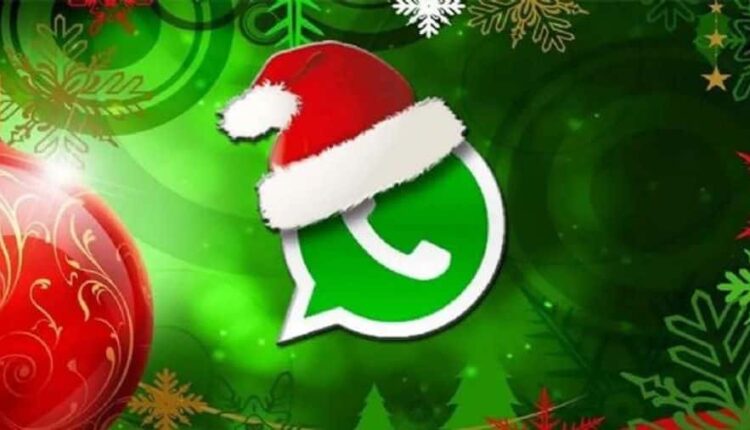 Modo Natal no WhatsApp.