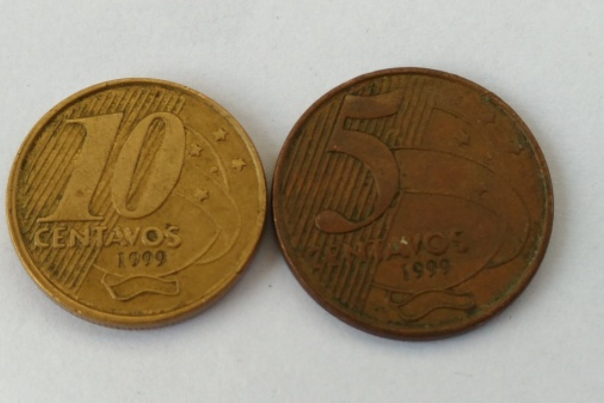 Unidas são um SUCESSO: Moedas de 5 centavos e 10 centavos VALEM JUNTAS R$ 1MIL 