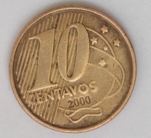 Moeda de 10 centavos de 2000