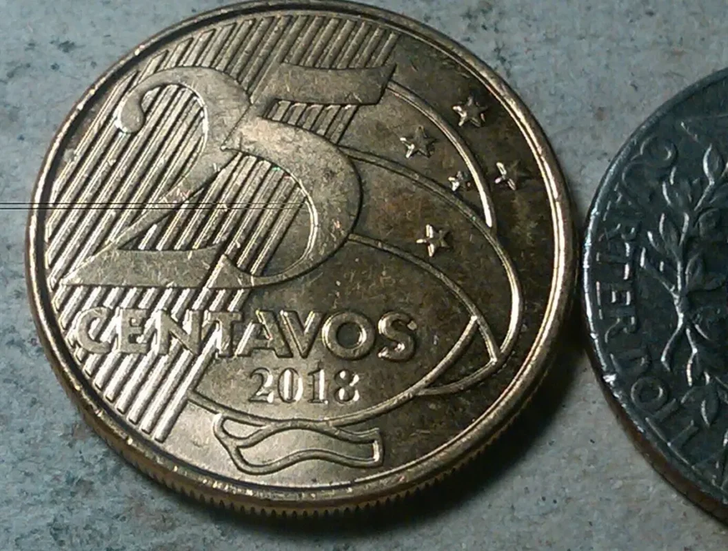 Encontrou a moeda de 25 centavos de 2018? Confira seu valor em 2024