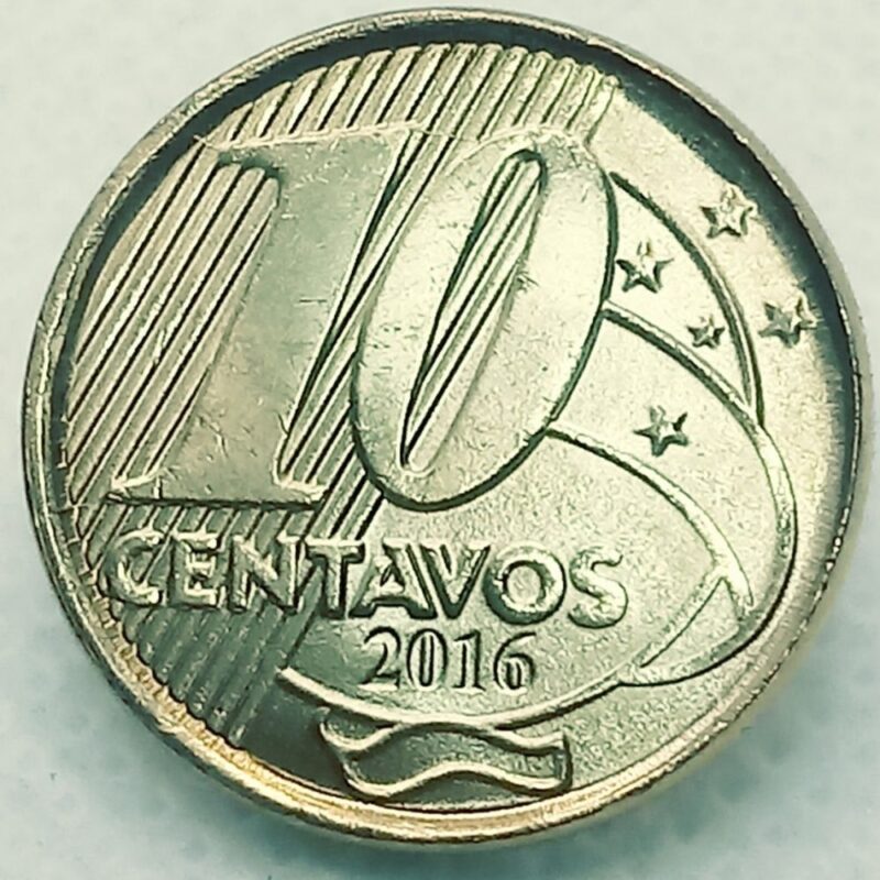 Esta moeda de 10 centavos pode valer R$ 100 se contar com este defeito