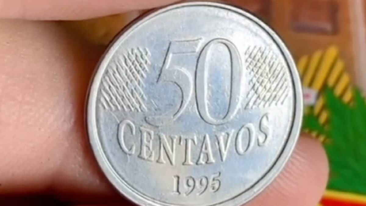 Esta moeda rara de 50 centavos está sumindo do comércio. Guarde a sua
