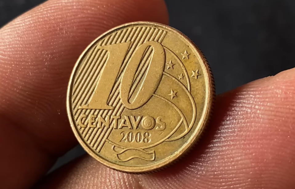 OLHA ELA AÍ, a moeda de 10 CENTAVOS que DESAPARECEU!