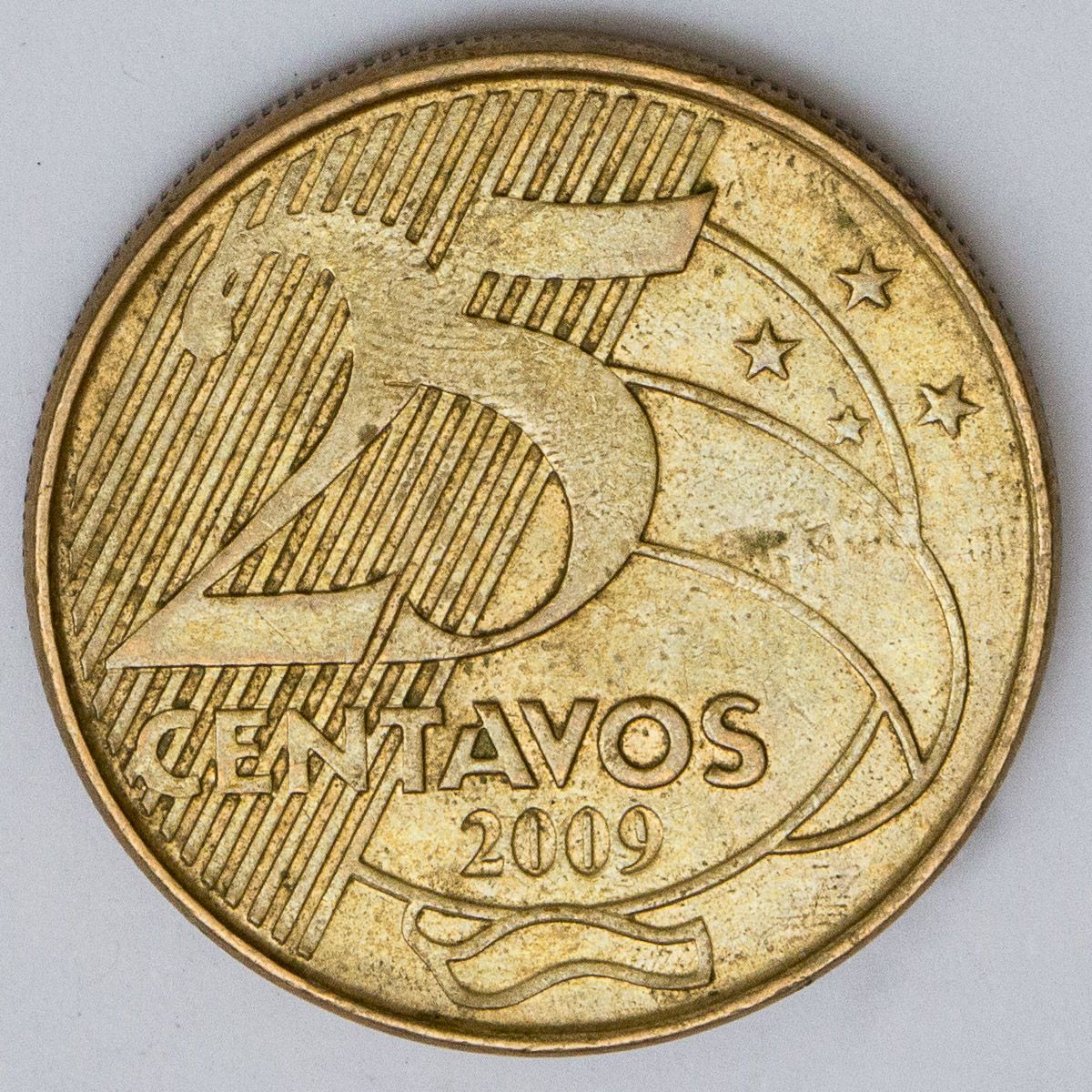 Moeda de 25 centavos de 2009
