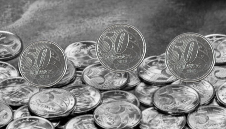 Conheça a moeda de 50 CENTAVOS que vale R$ 150 devido a erro impressionante