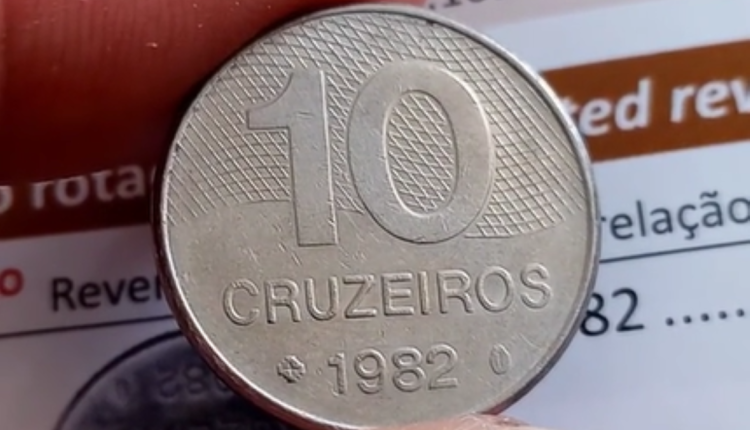 Moeda de 10 CRUZEIROS ano de 1982: quanto vale em 2024? O valor surpreende!