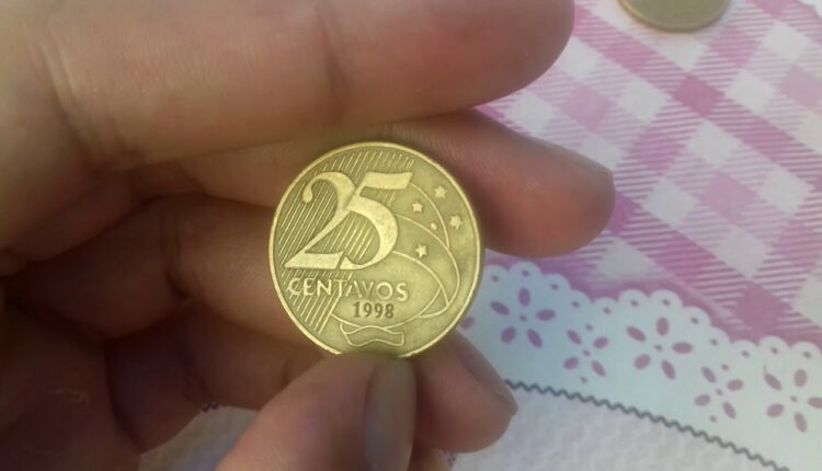 Quem conseguir juntar estas 5 moedas de 25 centavos pode ganhar até R$ 100