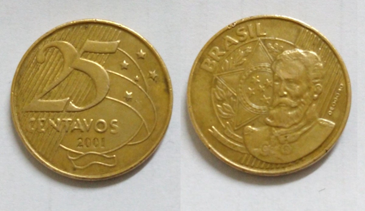 Conheça três moedas de 25 centavos, e saiba quando elas valem R$ 90