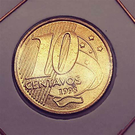 Moeda de 10 centavos de 1998
