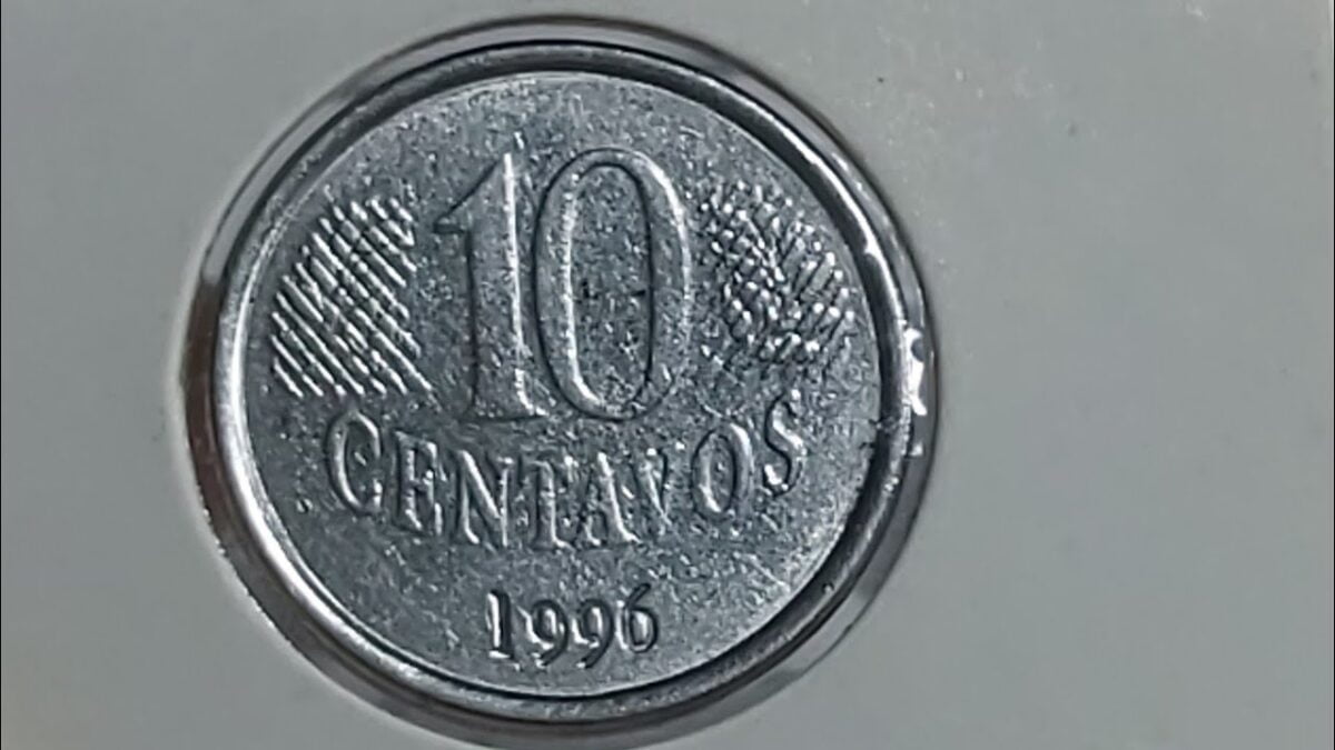 Valores destas moedas de 10 centavos (1995, 1996 e 1997) surpreendem ...