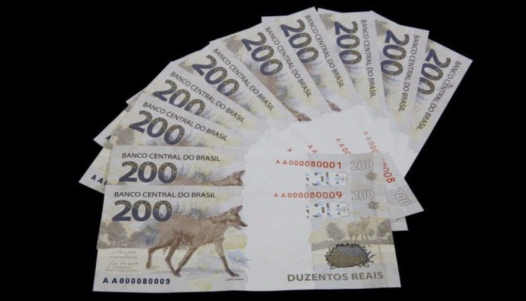 Notas de 200 reais são agora mais raras que as de R$ 1, com 124 milhões em circulação.