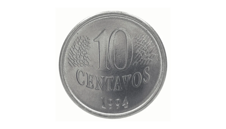 Algumas edições de moedas raras valem muito mais do que você imagina; Conheça essa moeda de 10 centavos de 1994.