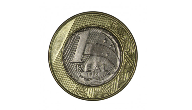 Essa moeda de 1 real com disco cortado é uma raridade no mercado de colecionadores; Alguns pagam até R$ 300.