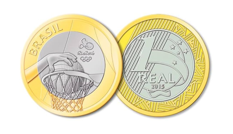 Essas moedas de 1 real das Olimpíadas do Rio 2016 são verdadeiras raridades no mercado de colecionadores.