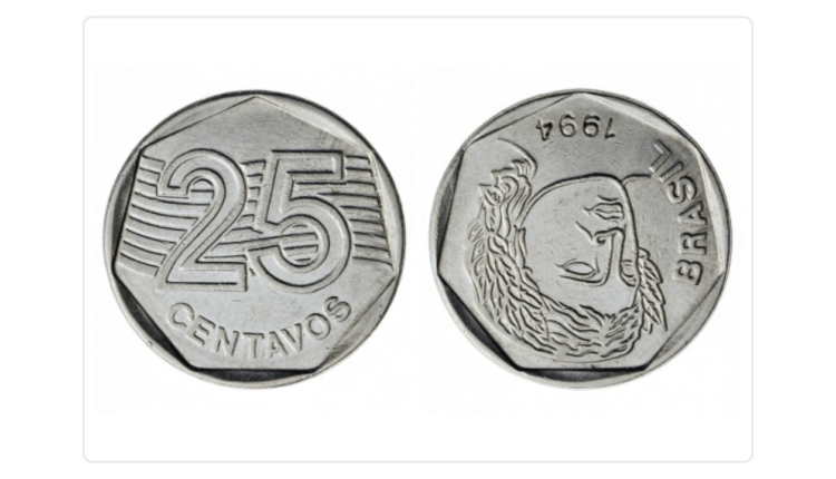 Existem algumas edições raras de moedas de 25 centavos que podem valer centenas de vezes mais que seu valor nominal no mercado.