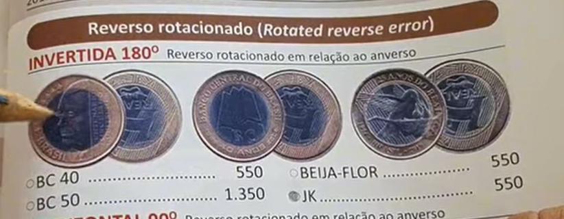 Quando estas moedas de 1 real (JK, BC 40, BC 50 e BEIJA-FLOR) podem ser vendidas a R$ 3 MIL