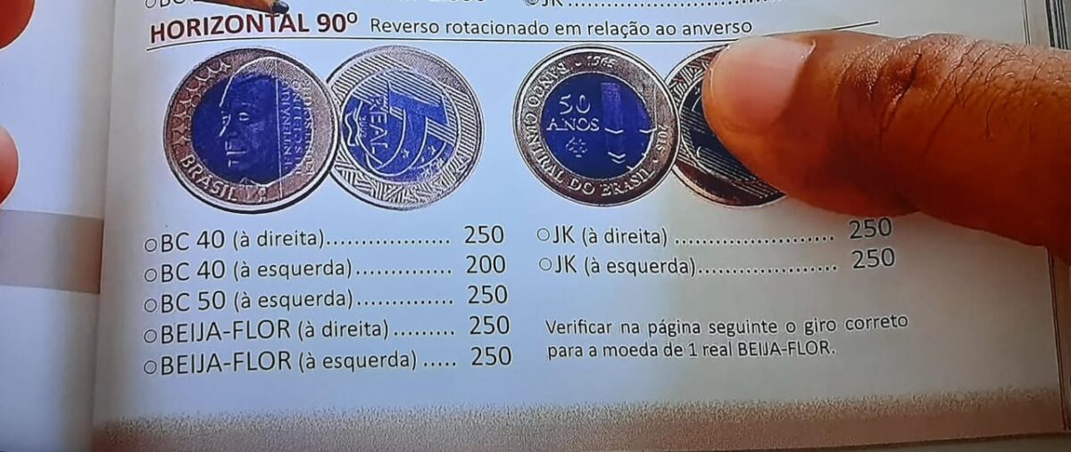 Todas as moedas de 1 real com ESTE ERRO já valem R$ 250; veja como encontrar