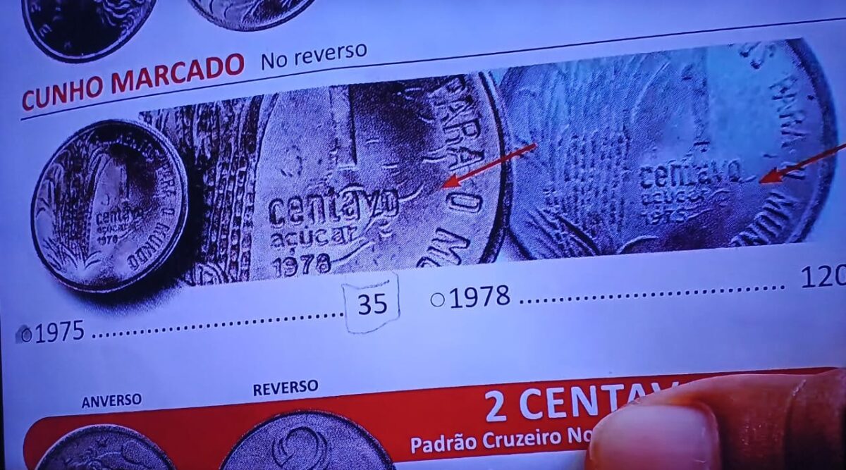 VALORIZOU! Este erro faz esta moeda antiga chegar a R$ 120; confira detalhes