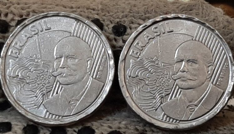 Conheça três moedas de 50 centavos (1998, 2000 e 2001) que podem ser vendidas por R$ 300 cada