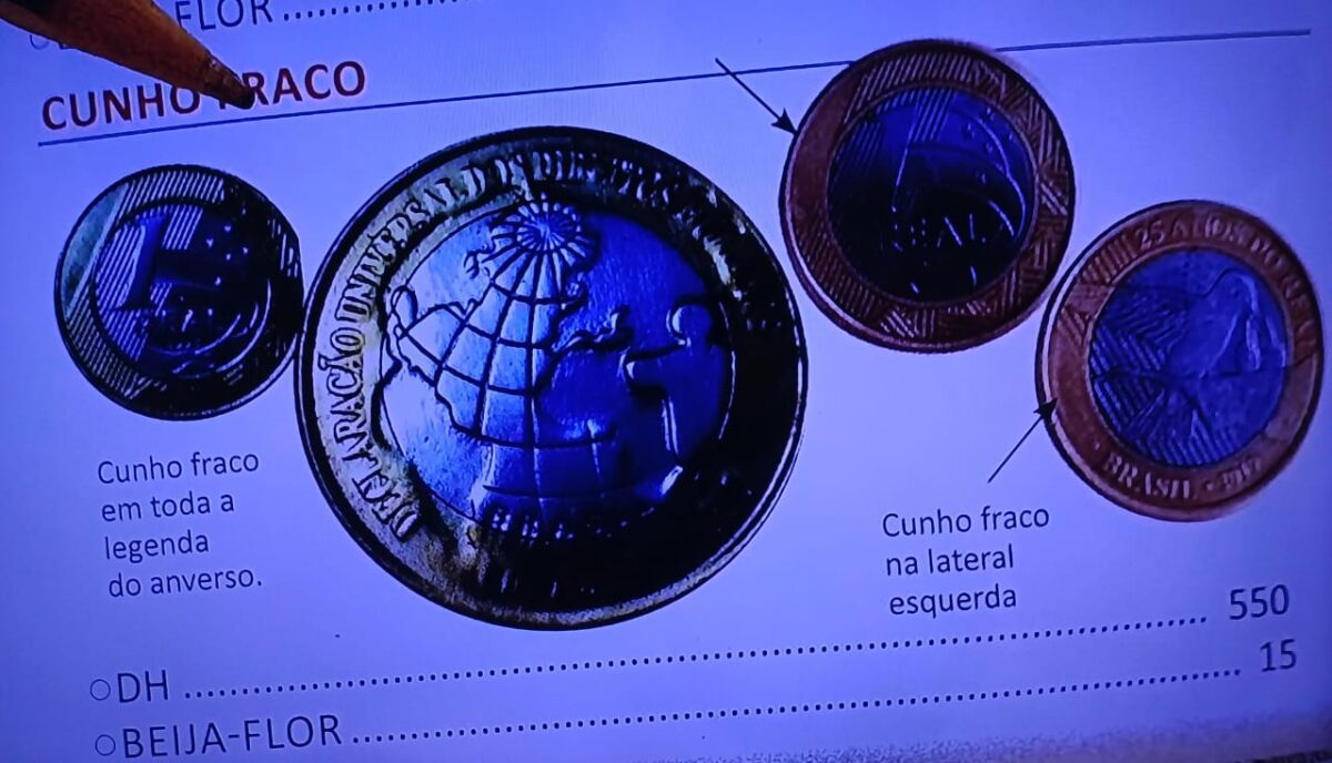 Duas moedas ESPECIAIS de 1 real (DH e Beija-Flor) chamam atenção pelos altos valores em 2024