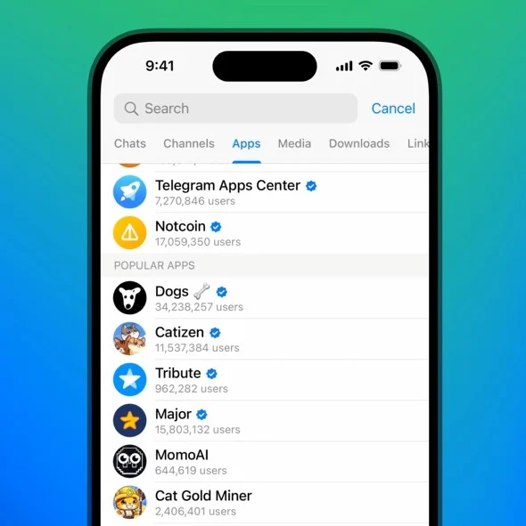 NOVIDADE: Telegram anuncia loja interna de aplicativos; veja como vai funcionar