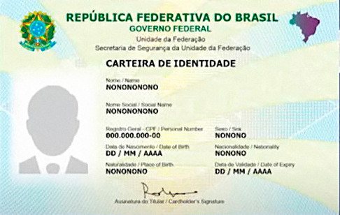 Imagem RG governo Federal