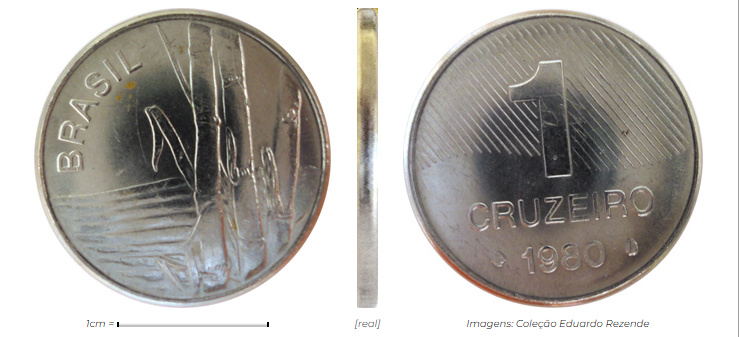Moeda 1 cruzeiro 1980 a 1983