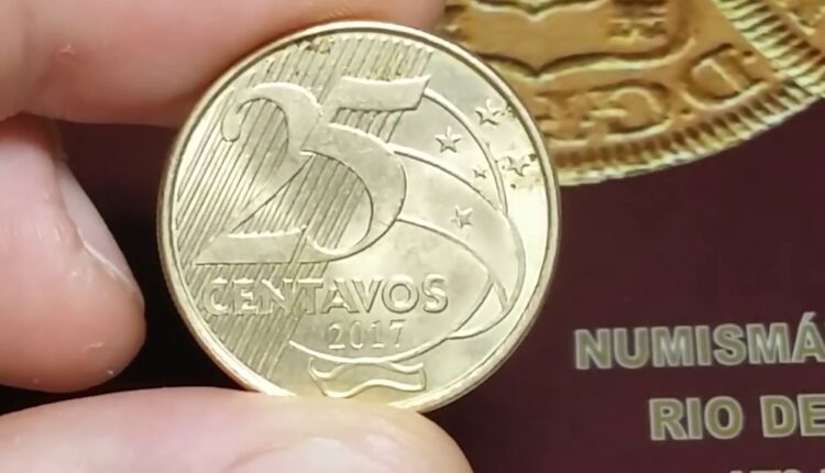 DINHEIRO GARANTIDO: A variante valiosa que faz a moeda de 25 centavos se tornar rara