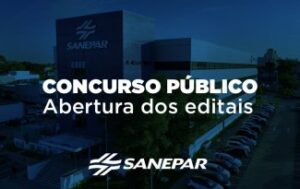 SANEPAR: Inscrições para concurso com salários de até R$ 6,9 mil abrem amanhã!