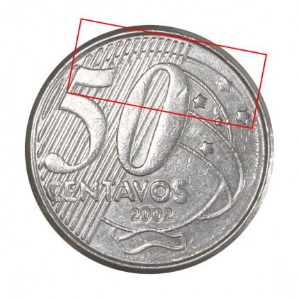 50 Centavos 2002 Rastro nas Estrelas