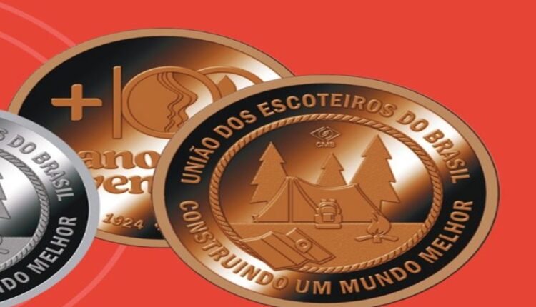 Medalha de Bronze 100 anos dos Escoteiros do Brasil