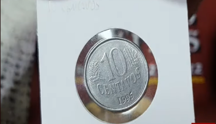 Moeda 10 centavos 1995