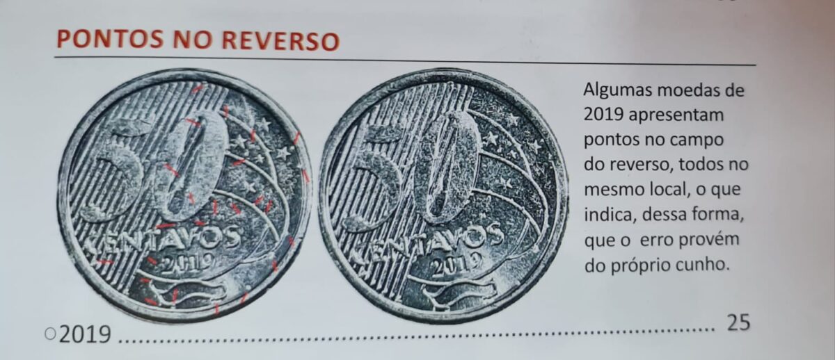 Moeda 50 centavos 2019 pontos no reverso2