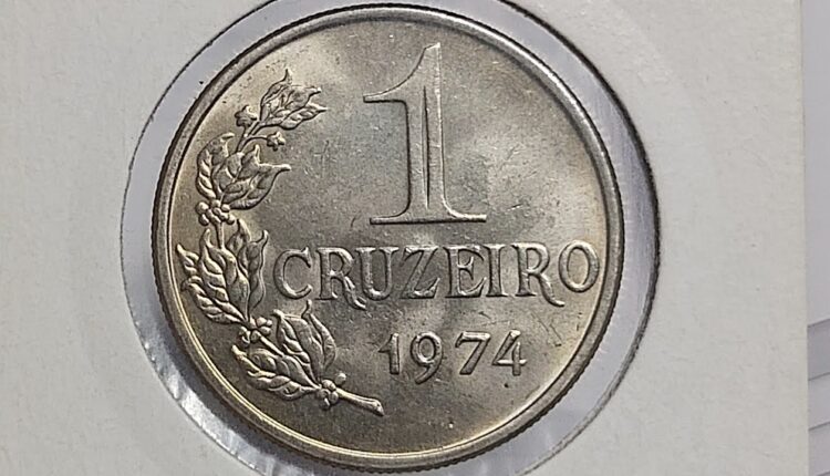 Moeda de 1 cruzeiro 1974