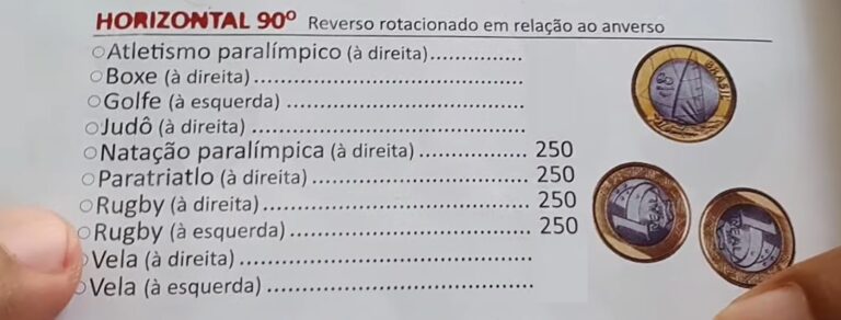 Ganhe até R$ 1.000 vendendo moedas 1 real