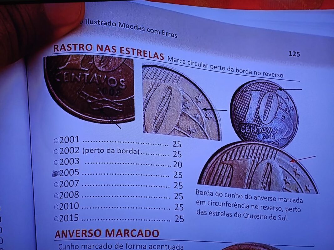 O erro escondido que faz a moeda de 10 centavos se tornar valiosa