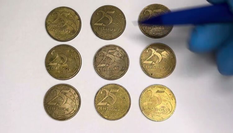 GRUPO COMPLETO: As 19 moedas mais raras de 25 centavos neste ano de 2024