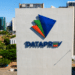 Fachada da Dataprev em Brasília, empresa responsável pelo concurso com 1.823 vagas e salários de até R$ 10.685,44.