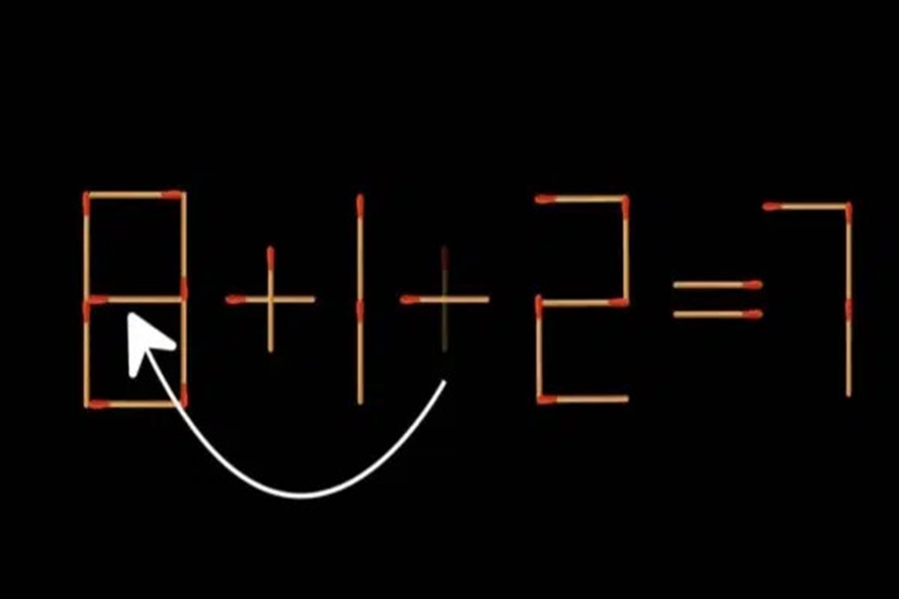 Raciocínio Lógico: resolva a equação movendo apenas um palito de fósforo