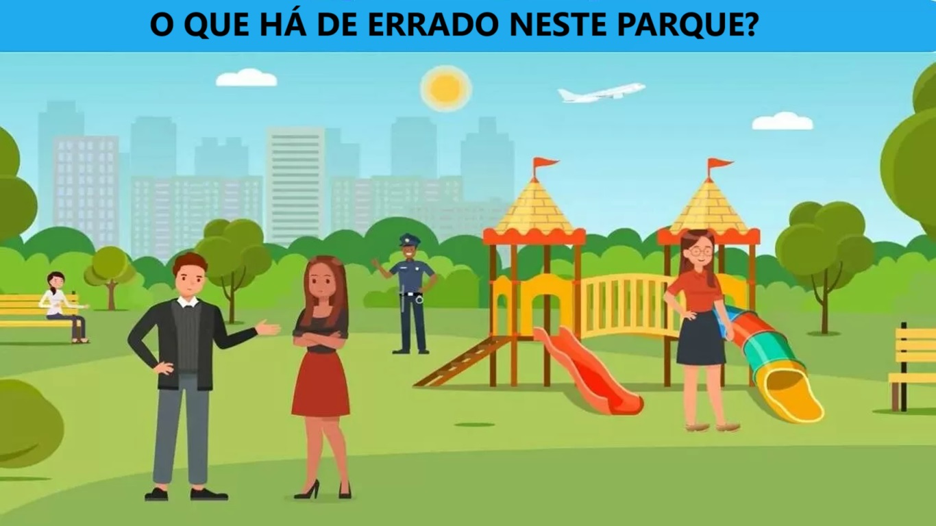 Raciocínio Lógico: descubra o que há de errado neste parque em 5 segundos!