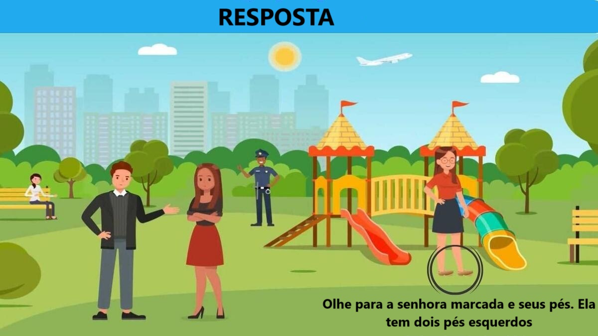 Raciocínio Lógico: descubra o que há de errado neste parque em 5 segundos!