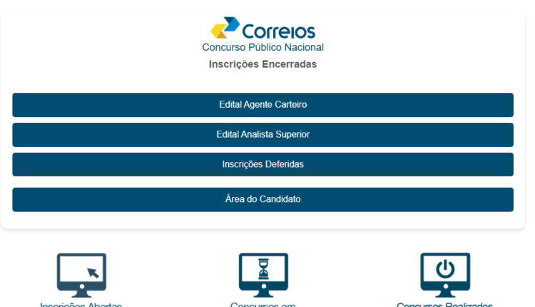 Veja como consultar sua inscrição no concurso dos Correios