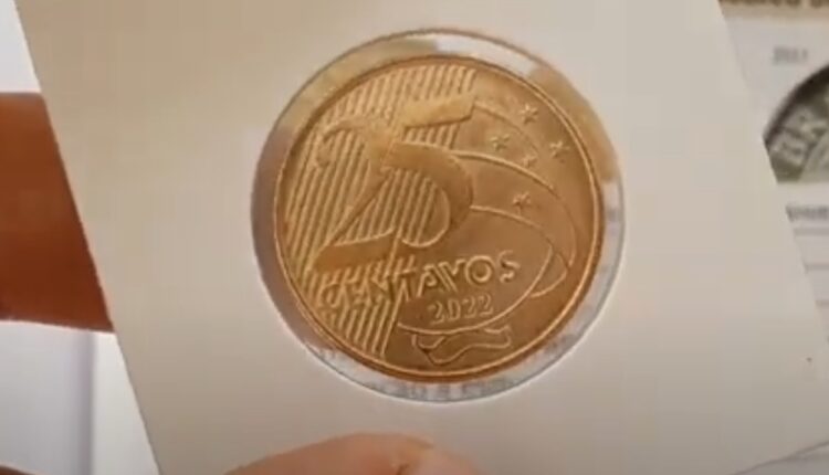 Moeda 25 centavos 2022