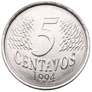 Moeda 5 centavos 1994